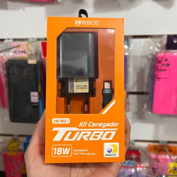 Adaptador +Cabo Turbo IOS HS-183i - Hrebos