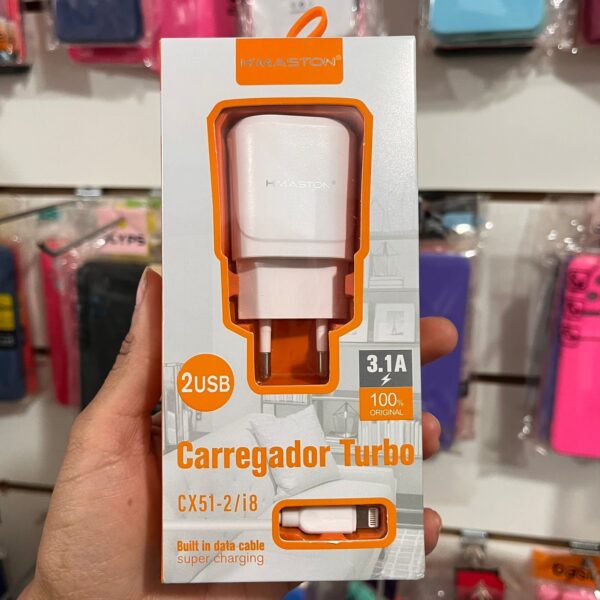 Adaptador +Cabo IOS Turbo 2 USB CX51-2/i8 - H'maston - Imagem 3