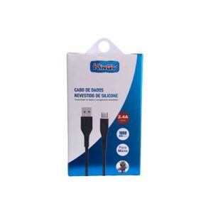 Cabo De Dados Revestido De Silicone V8 - Kingo