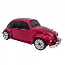 Mini Caixa De Som Bluetooth Fusca Vermelho Bug Car WS-1939 - Xtrad