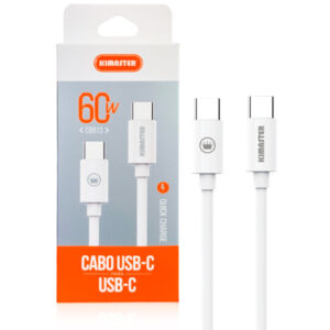 Cabo Turbo Tipo-C para Tipo-C 60W CB813 - Kimaster