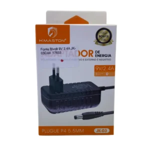 Fonte Adaptador Plugue P4 5.5mm JK-03 - H'Maston