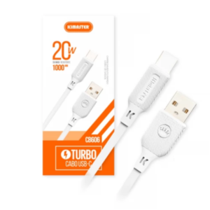 Cabo Turbo USB- Tipo C 1m 20W CB606 - Kimaster