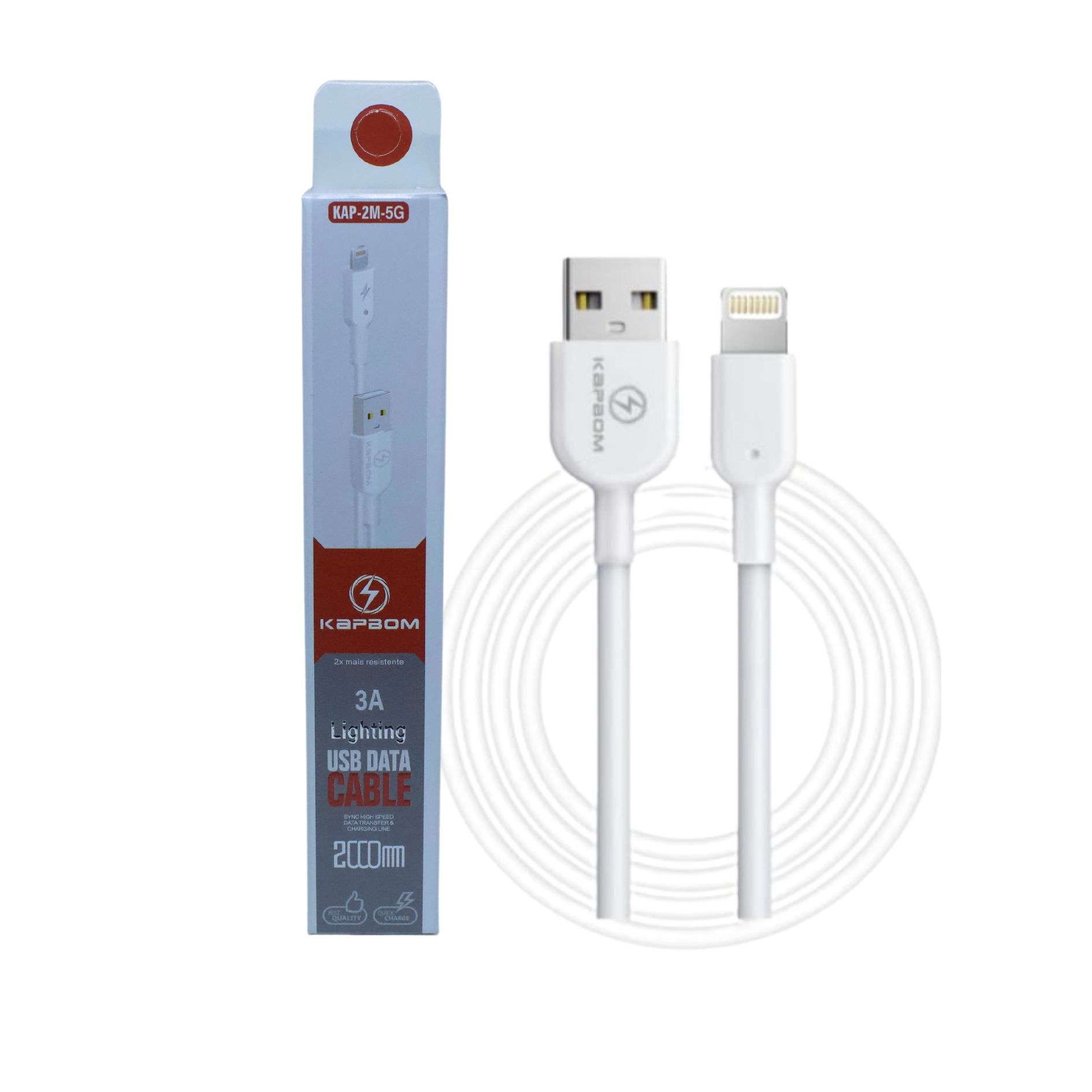 Cabo Turbo Lightning 2m KAP-2M-5G - Kapbom