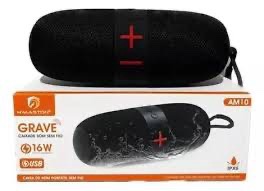 Caixa De Som Bluetooth 16w Grave AM10 - H’maston