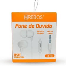 Fone De Ouvido Plug P3 3.5mm HS-116 - Helenos