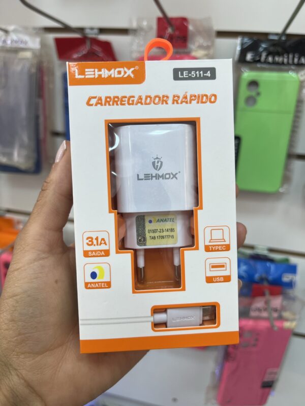 Adaptador + Cabo Tipo C LE-511-4 - Lehmox
