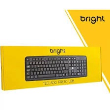 Teclado Preto USB - Bright