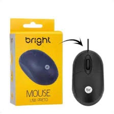Mouse USB Preto 0106- Bright