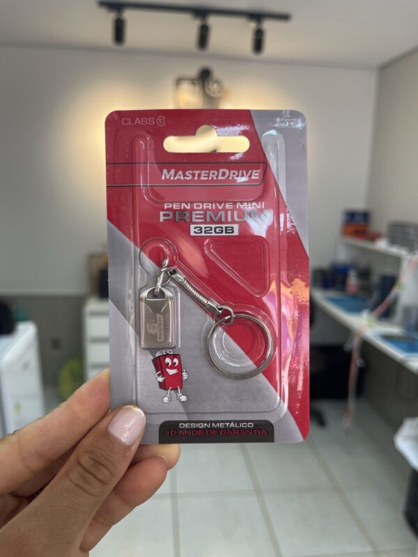 Pen Drive Chaveiro Mini Premium 32GB - MasterDrive