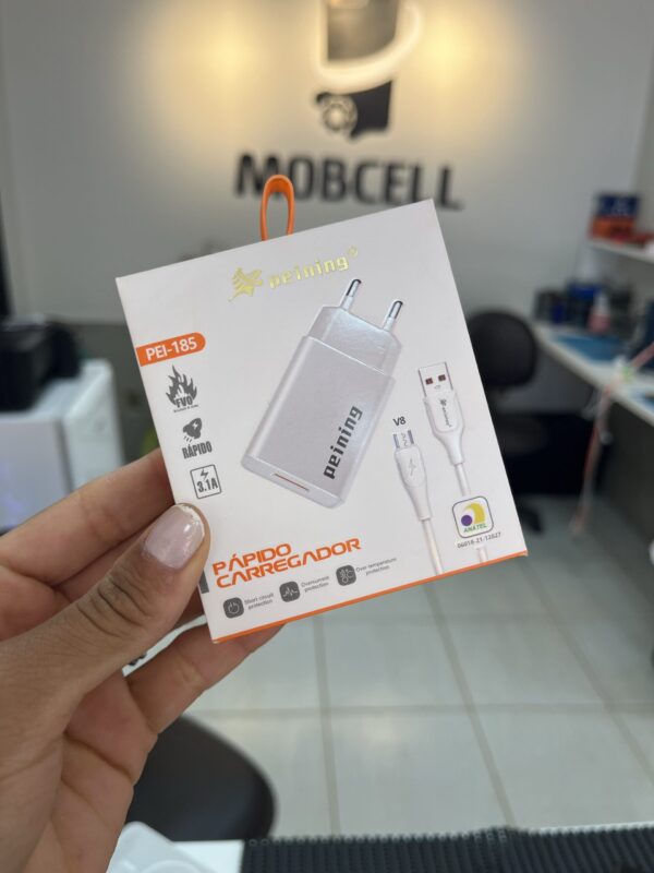 Kit Carregador Turbo Micro-USB PEI-185 - Peining