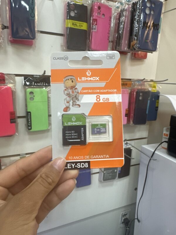 Cartão De Memória Com Adaptador 8GB