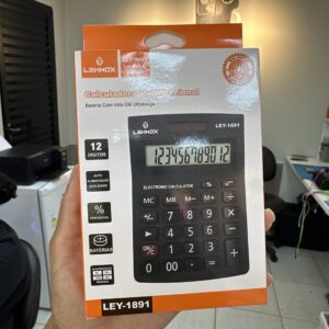 Calculadora Multifuncional LEY-1891 - Lehmox