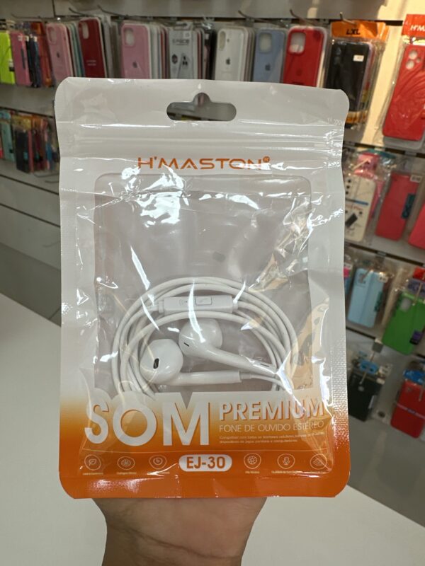 Fone de Ouvido Estéreo EJ-30 - H´maston