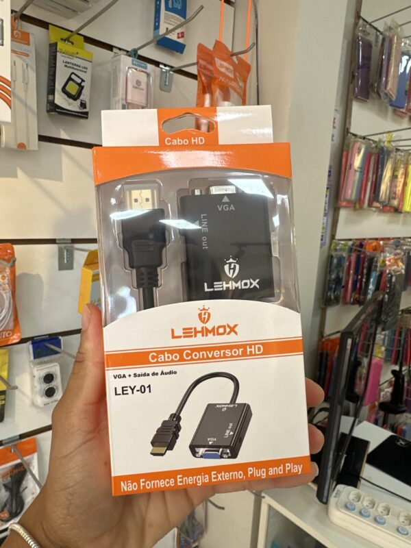 Adaptador HDMI - VGA - LEY-01 - Lehmox