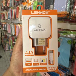 Carregador Turbo Tipo-C LE-601-4 - Lehmox