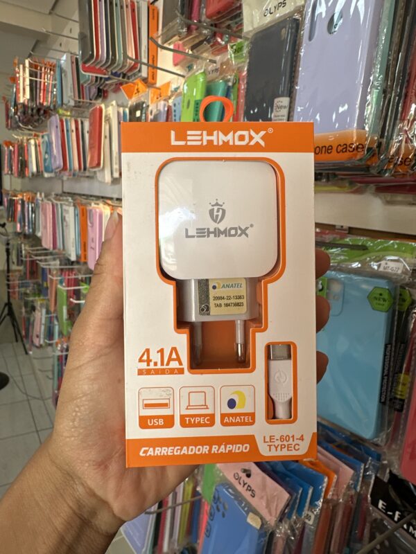 Carregador Turbo Tipo-C LE-601-4 - Lehmox