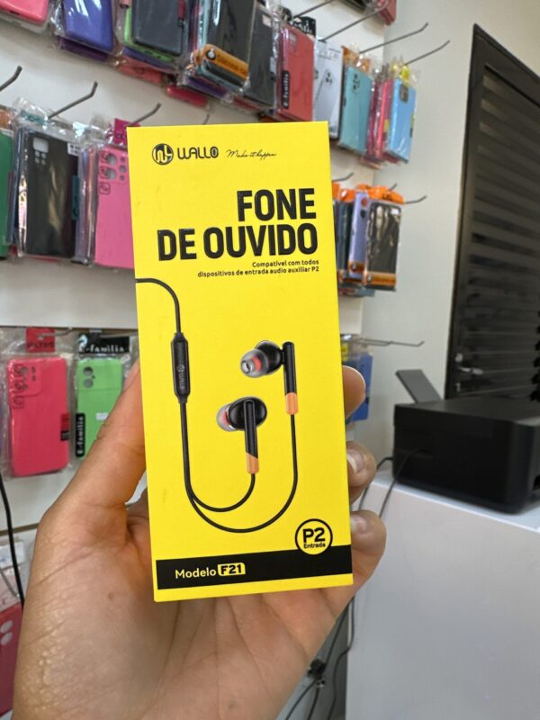 Fone De Ouvido P2 F21- Wallo