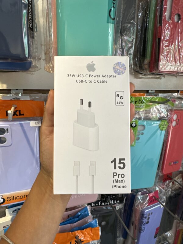 Adaptador +Cabo Apple USB tipo C 15 Pro Max - Apple
