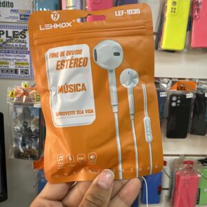 Fone De Ouvido Estéreo LEF-1030 - Lehmox