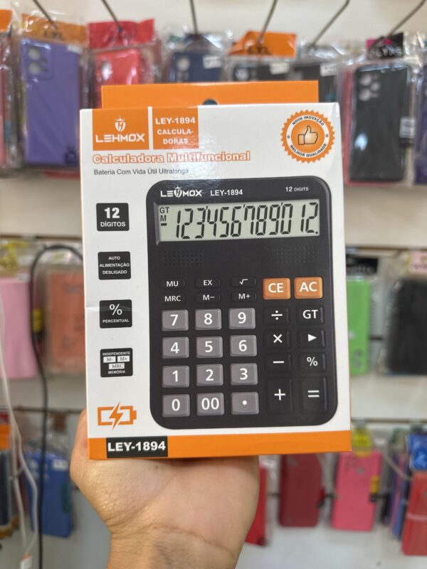 Calculadora Multifuncional LEY-1894 - Lehmox