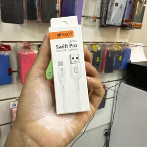 Cabo USB lightning Swift Pro 1M - CB-215i - Hrebos