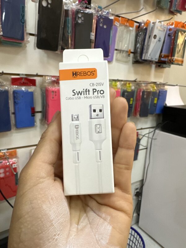 Cabo USB V8 Swift Pro 1M - CB-215V - Hrebos