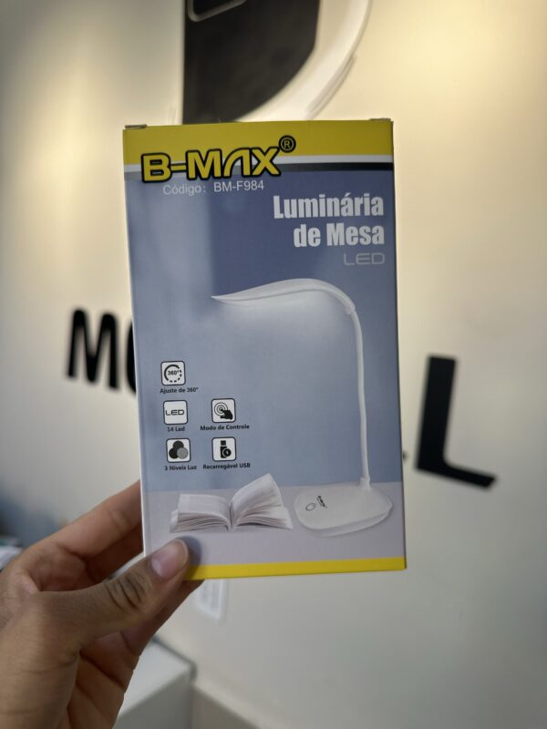 Luminária De Mesa Led BM-F984 - B-MAX