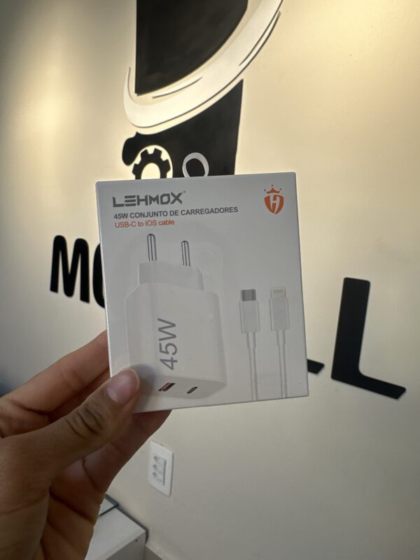 Carregador IOS USB-C 45W LE-405 - LEHMOX