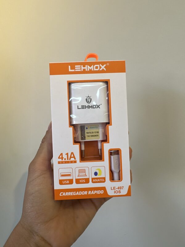 Adaptador + Cabo Lightning Rápido LE-497-3 - Lehmox
