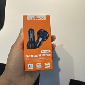 Carregador Veicular Rápido LE-407 - Lehmox