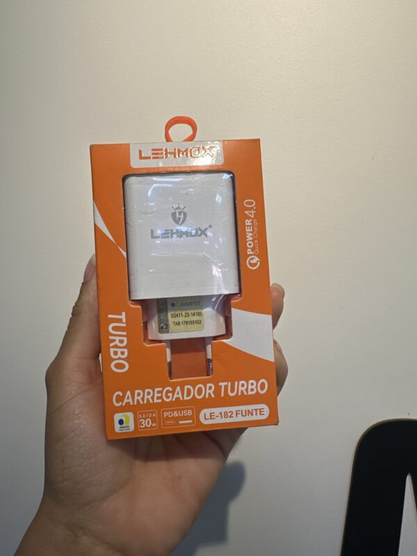 Adaptador Carregador Turbo LE-182FUNTE - Lehmox