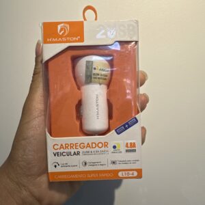 Carregador Veicular Super Rápido L10-4 - H’Maston