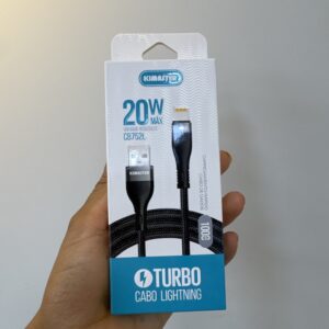 Cabo Turbo Lightning 20W 1m CB752L - Kimaster
