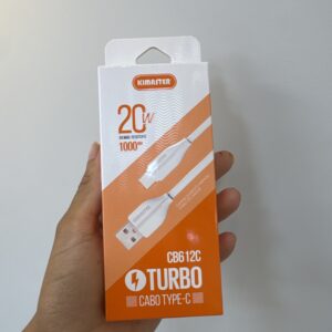 Cabo Tipo C 20W 1m CB612C - Kimaster