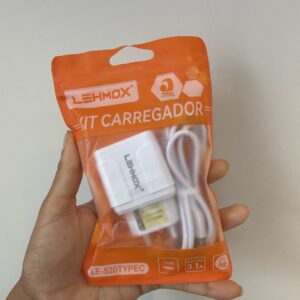 Kit Carregador Tipo-C - LE520TYPEC - Lehmox