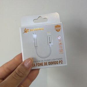 Adaptador de Áudio Para fone de Ouvido P2 IOS - CT02 - Peining